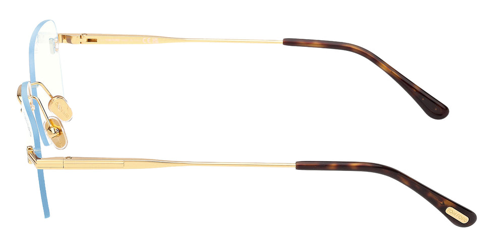 Tom Ford FT6117-B 030 54 - Shiny Deep Gold / Blue Filter 030 #id:ft6117b030_s:100110