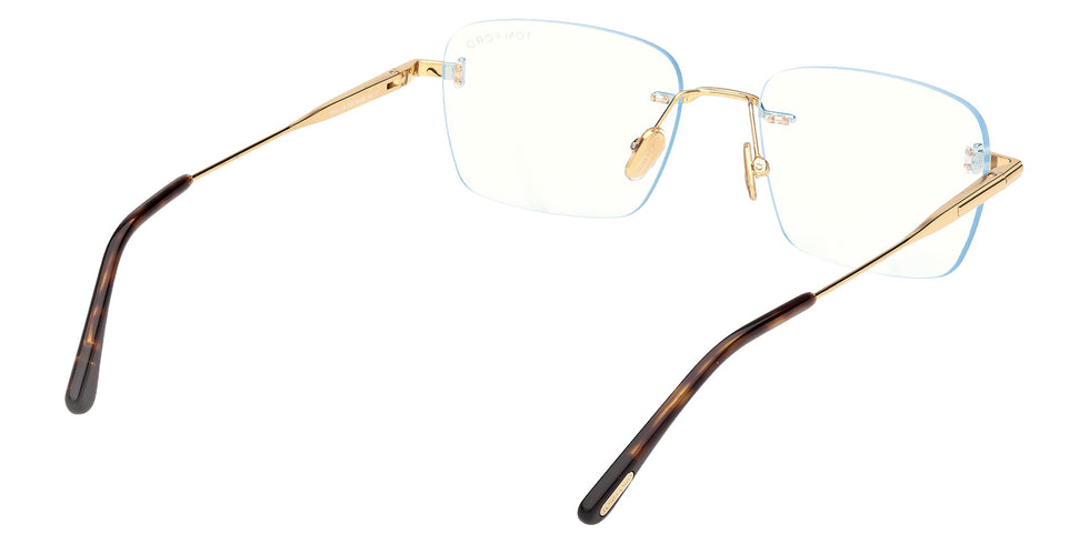 Tom Ford FT6117-B 030 54 - Shiny Deep Gold / Blue Filter 030 #id:ft6117b030_s:100125
