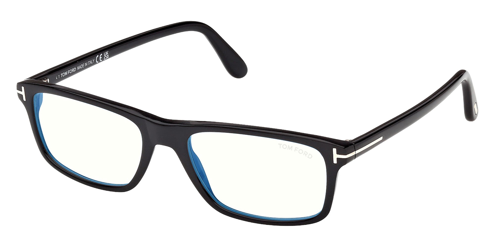 Tom Ford FT6119-B 001 53 - Shiny Black / Blue Filter 001 #id:ft6119b001_s:100105