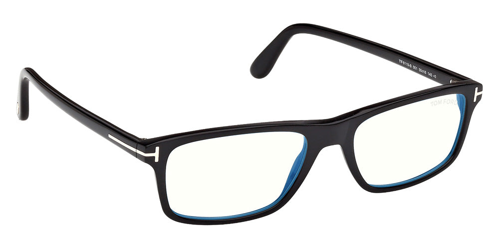 Tom Ford FT6119-B 001 55 - Shiny Black / Blue Filter #id:ft6119b001_s:100135