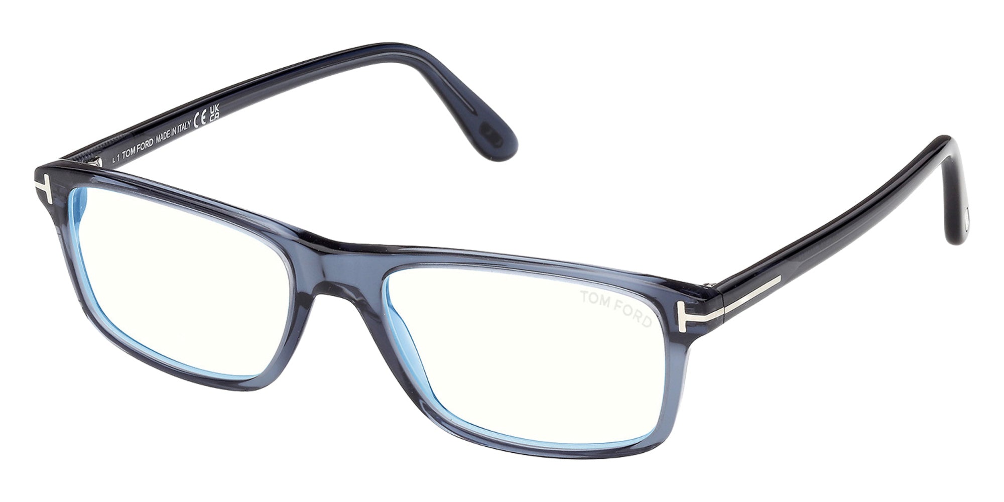 Tom Ford FT6119-B 090 53 - Shiny Blue / Blue Filter 090 #id:ft6119b090_s:104105