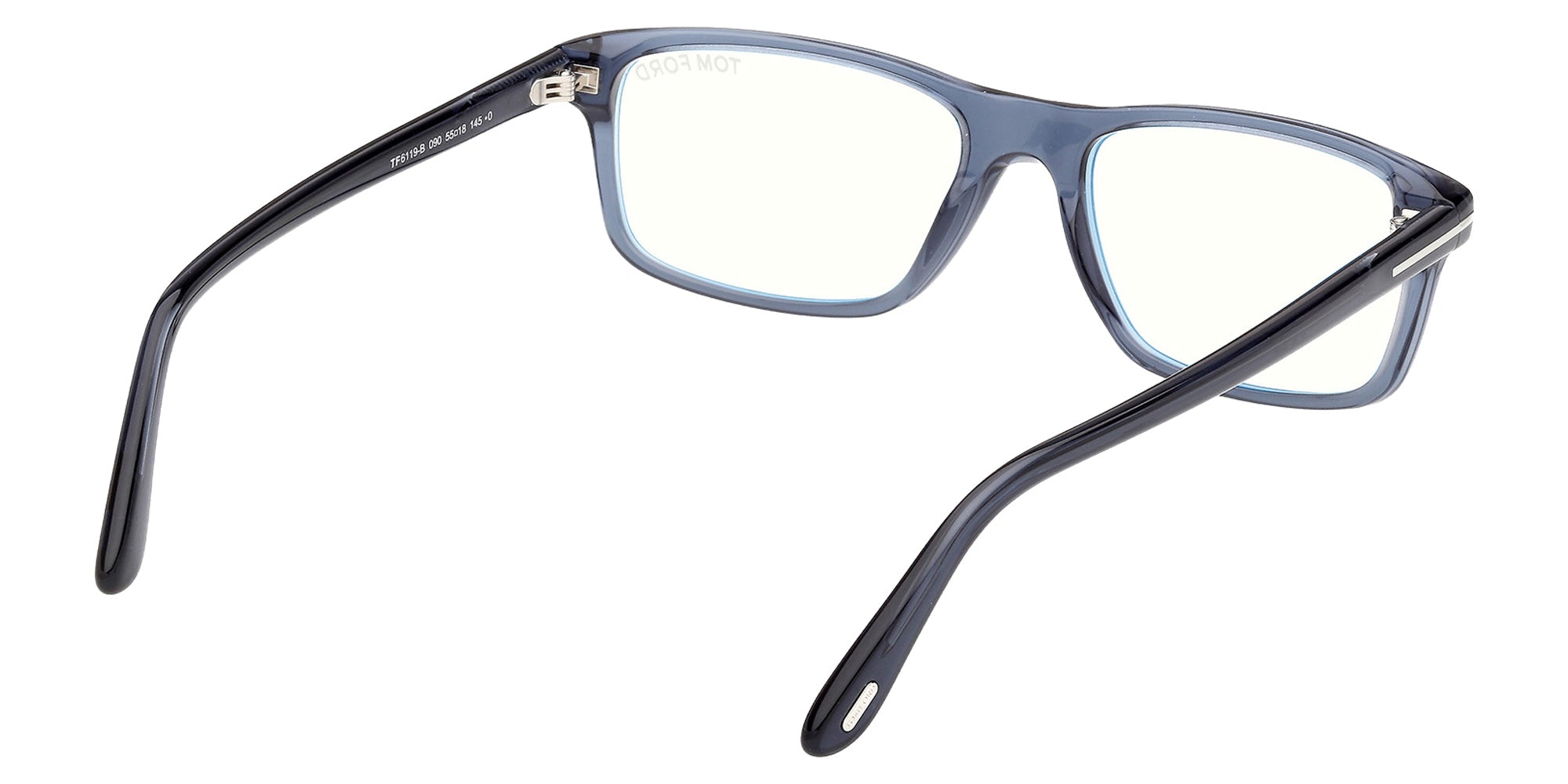Tom Ford FT6119-B 090 53 - Shiny Blue / Blue Filter 090 #id:ft6119b090_s:104125