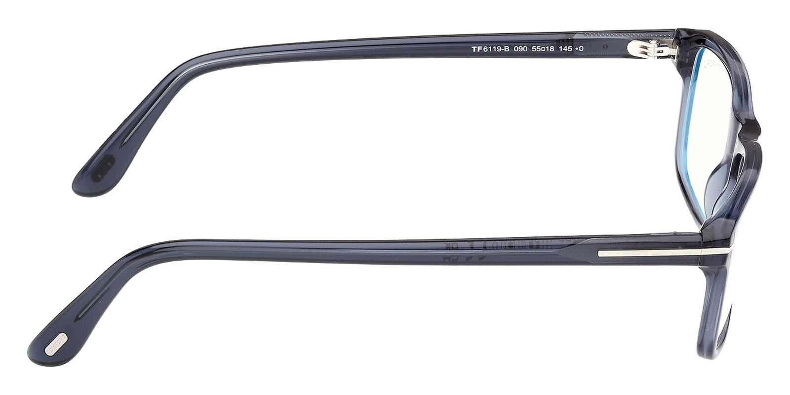 Tom Ford FT6119-B 090 55 - Shiny Blue / Blue Filter #id:ft6119b090_s:100130