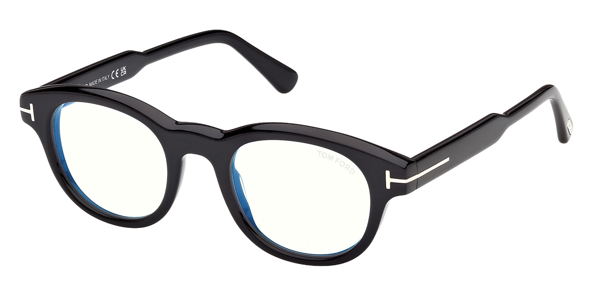 Tom Ford FT6121-B 001 47 - Shiny Black / Blue Filter 001 #id:ft6121b001_s:100105