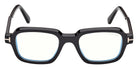 Tom Ford FT6123-B 001 48 - Shiny Black / Blue Filter #id:ft6123b001_s:100100
