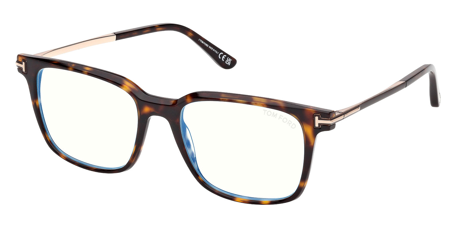 Tom Ford FT6124-B 052 53 - Dark Havana / Blue Filter #id:ft6124b052_s:100105