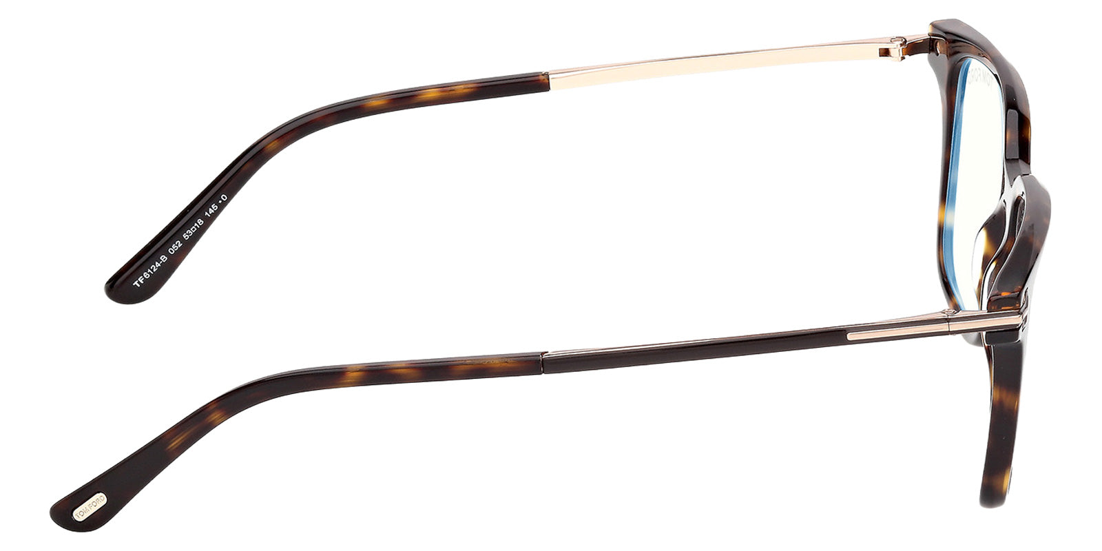 Tom Ford FT6124-B 052 53 - Dark Havana / Blue Filter #id:ft6124b052_s:100130