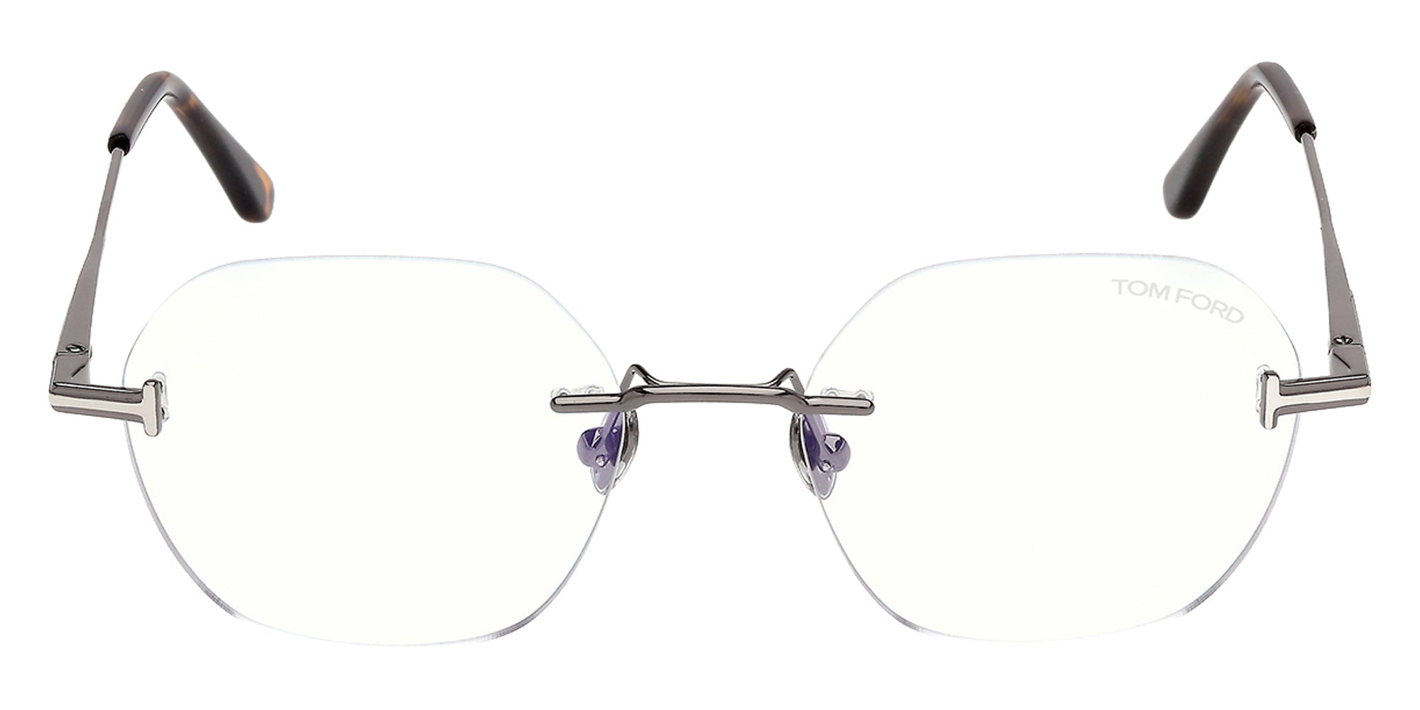 Tom Ford FT6126-B 008 52 - Shiny Gunmetal / Blue Filter 008 #id:ft6126b008_s:100100