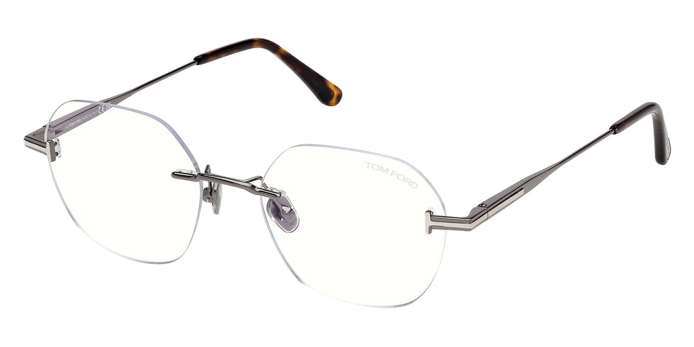 Tom Ford FT6126-B 008 52 - Shiny Gunmetal / Blue Filter 008 #id:ft6126b008_s:100105