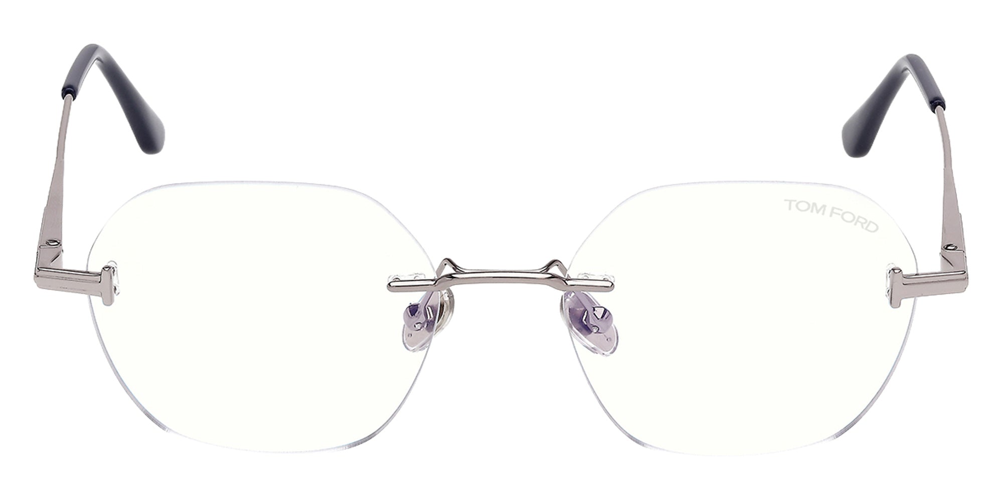 Tom Ford FT6126-B 014 52 - Shiny Light Ruthenium / Blue Filter 014 #id:ft6126b014_s:102100