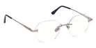 Tom Ford FT6126-B 014 52 - Shiny Light Ruthenium / Blue Filter 014 #id:ft6126b014_s:102135