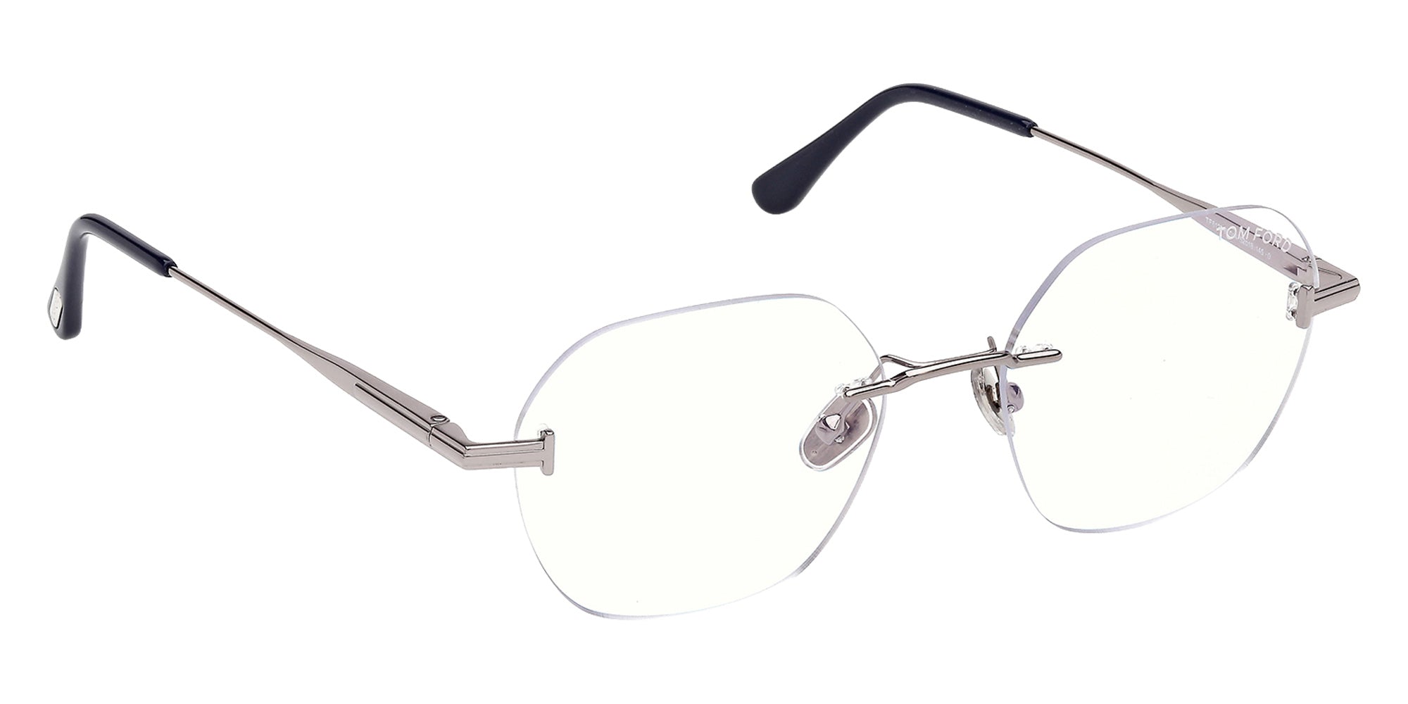 Tom Ford FT6126-B 014 52 - Shiny Light Ruthenium / Blue Filter 014 #id:ft6126b014_s:102135