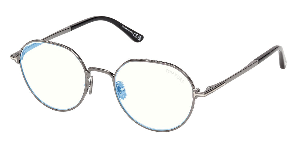 Tom Ford FT6127-B 008 51 - Shiny Gunmetal / Blue Filter #id:ft6127b008_s:100105