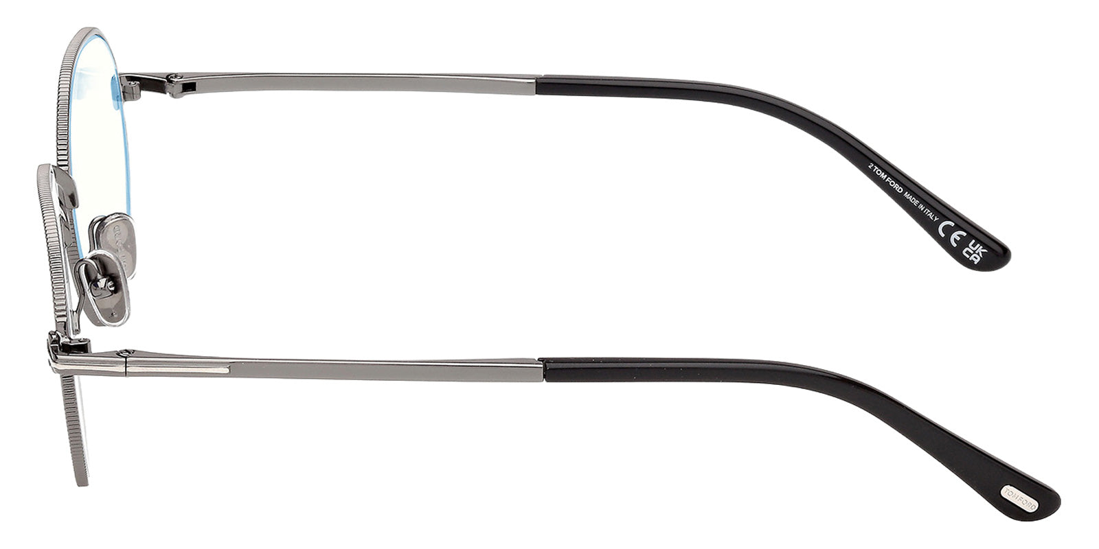 Tom Ford FT6127-B 008 51 - Shiny Gunmetal / Blue Filter #id:ft6127b008_s:100110