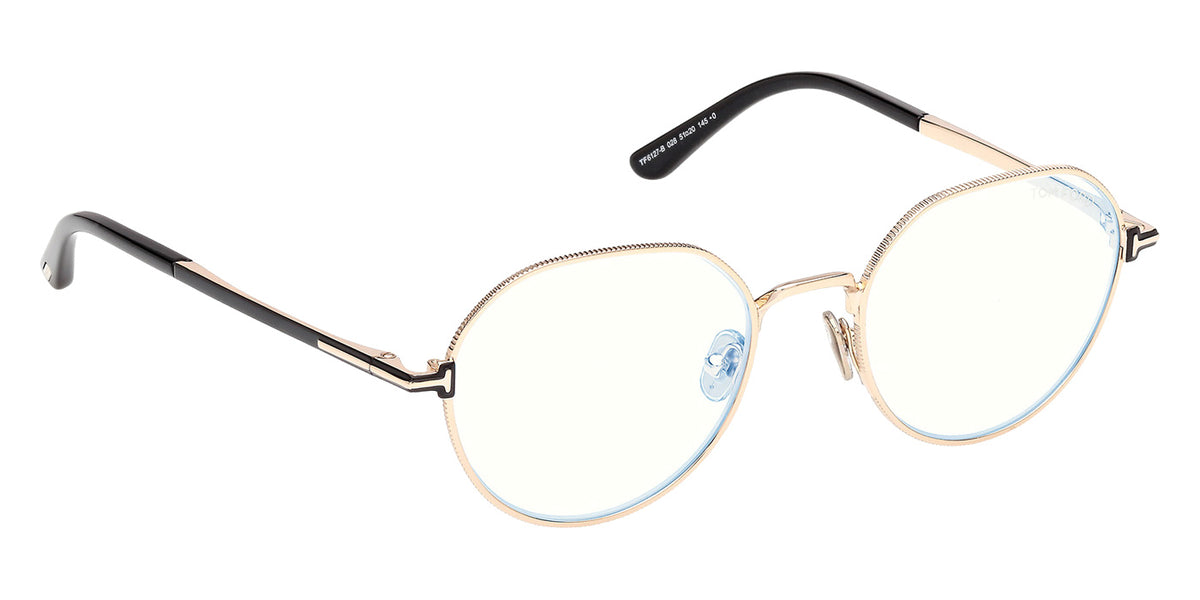 Tom Ford FT6127-B 028 51 - Shiny Rose Gold / Blue Filter #id:ft6127b028_s:100135