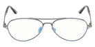 Tom Ford FT6128-B 008 56 - Shiny Gunmetal / Blue Filter #id:ft6128b008_s:100100