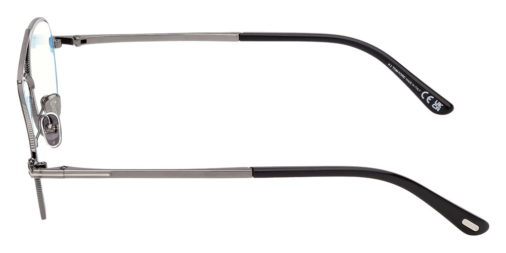 Tom Ford FT6128-B 008 56 - Shiny Gunmetal / Blue Filter #id:ft6128b008_s:100110
