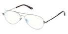 Tom Ford FT6128-B 016 56 - Shiny Palladium / Blue Filter #id:ft6128b016_s:102105