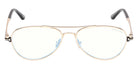 Tom Ford FT6128-B 028 56 - Shiny Rose Gold / Blue Filter #id:ft6128b028_s:100100