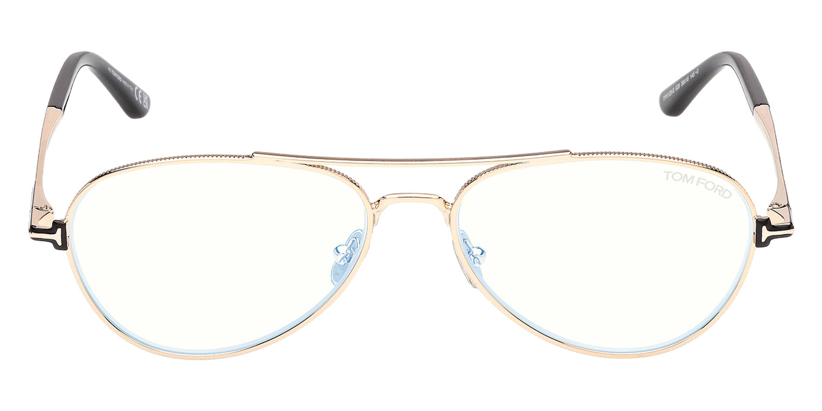 Tom Ford FT6128-B 028 56 - Shiny Rose Gold / Blue Filter #id:ft6128b028_s:100100