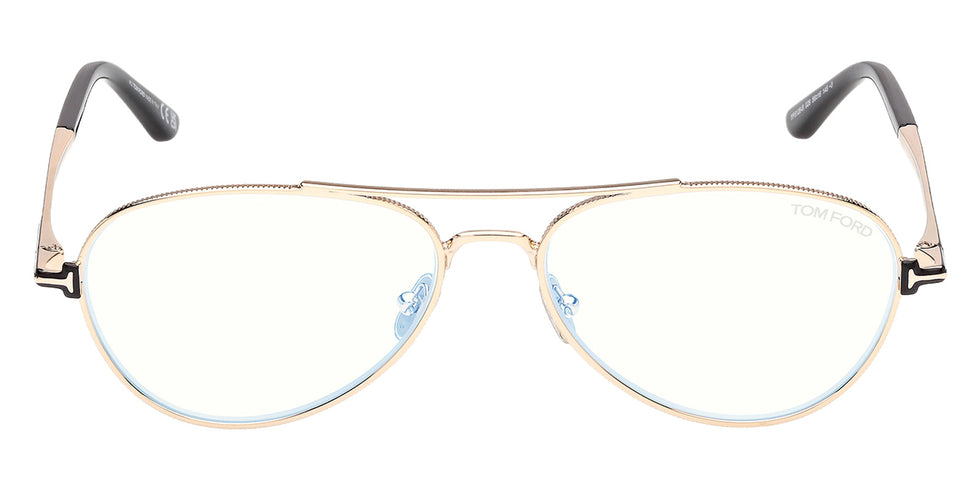 Tom Ford FT6128-B 028 56 - Shiny Rose Gold / Blue Filter #id:ft6128b028_s:100100