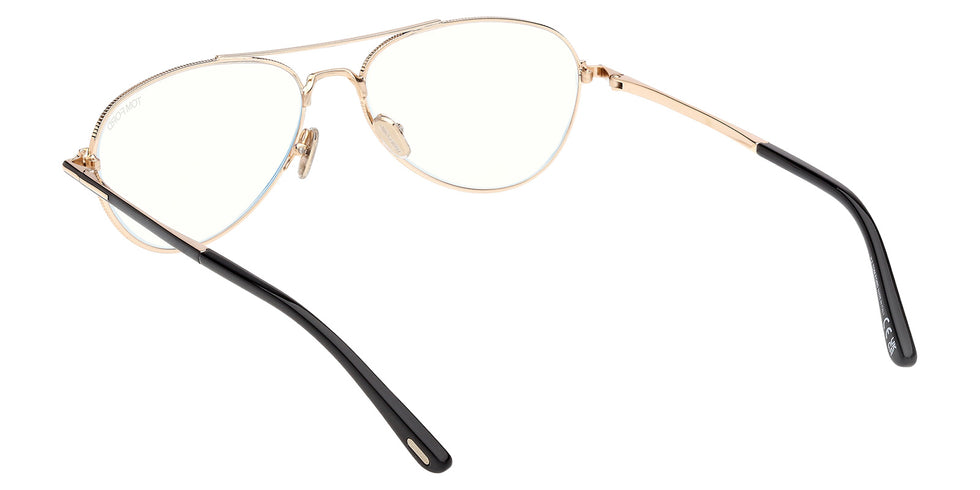 Tom Ford FT6128-B 028 56 - Shiny Rose Gold / Blue Filter #id:ft6128b028_s:100115