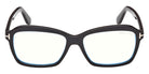 Tom Ford FT6129-B 001 54 - Shiny Black / Blue Filter #id:ft6129b001_s:100100