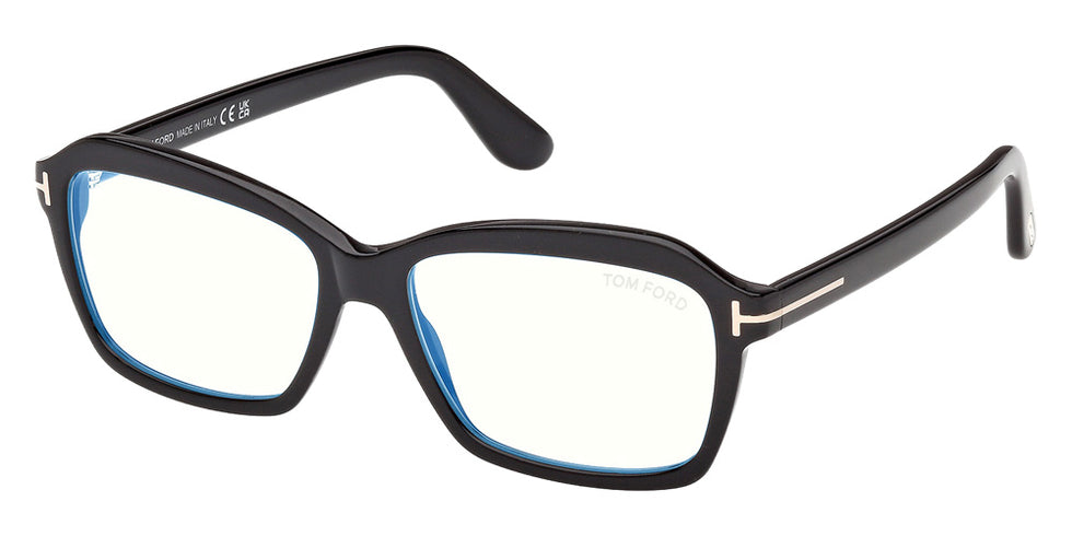Tom Ford FT6129-B 001 54 - Shiny Black / Blue Filter #id:ft6129b001_s:100105