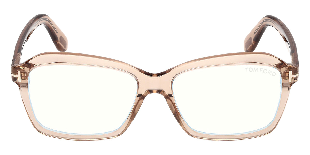 Tom Ford FT6129-B 045 54 - Shiny Light Brown / Blue Filter #id:ft6129b045_s:100100