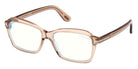 Tom Ford FT6129-B 045 54 - Shiny Light Brown / Blue Filter #id:ft6129b045_s:100105