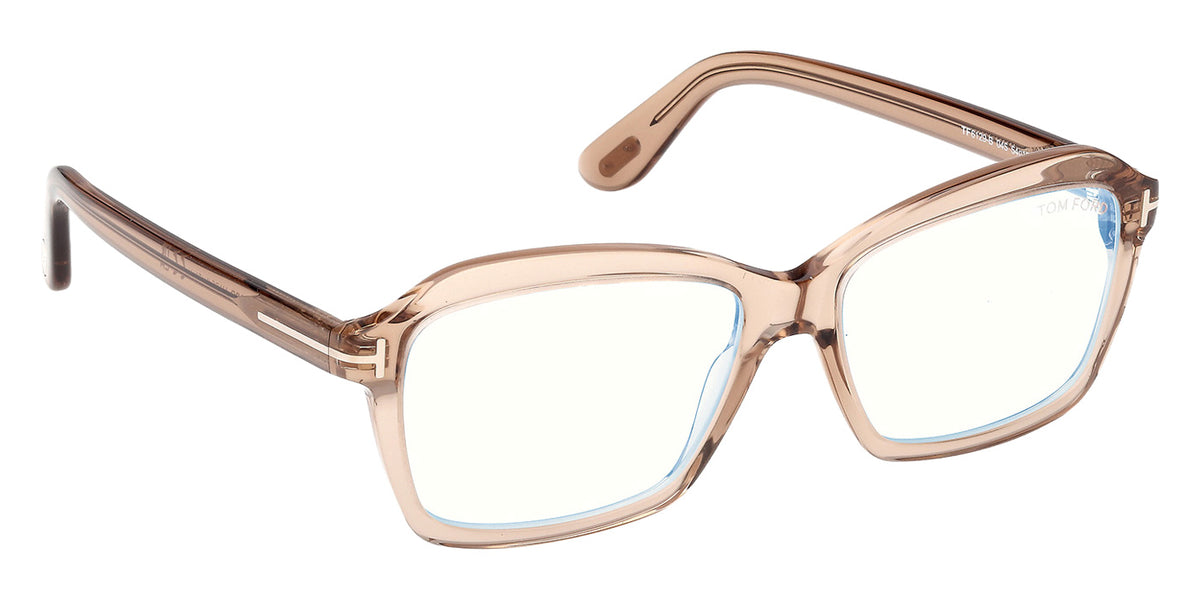Tom Ford FT6129-B 045 54 - Shiny Light Brown / Blue Filter #id:ft6129b045_s:100135