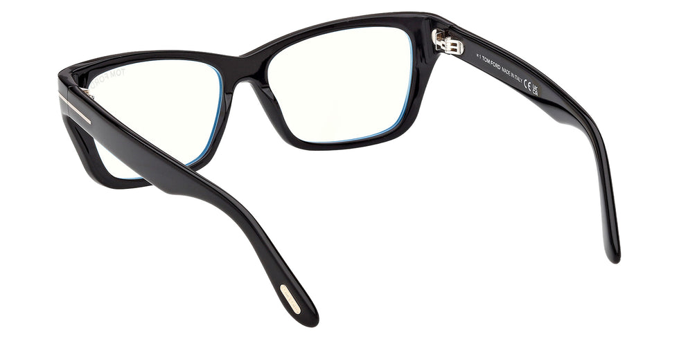 Tom Ford FT6132-B 001 54 - Shiny Black / Blue Filter 001 #id:ft6132b001_s:100115