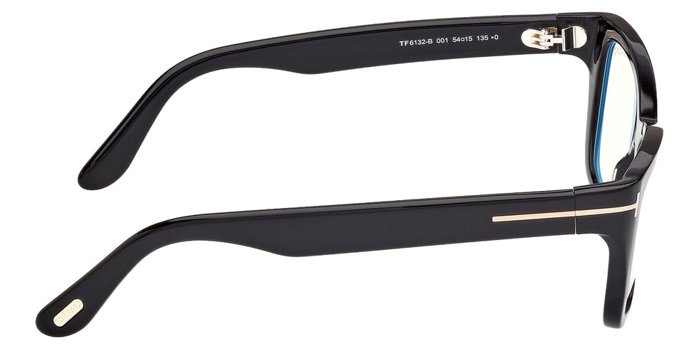 Tom Ford FT6132-B 001 54 - Shiny Black / Blue Filter 001 #id:ft6132b001_s:100130