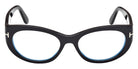 Tom Ford FT6133-B 001 54 - Shiny Black / Blue Filter #id:ft6133b001_s:100100