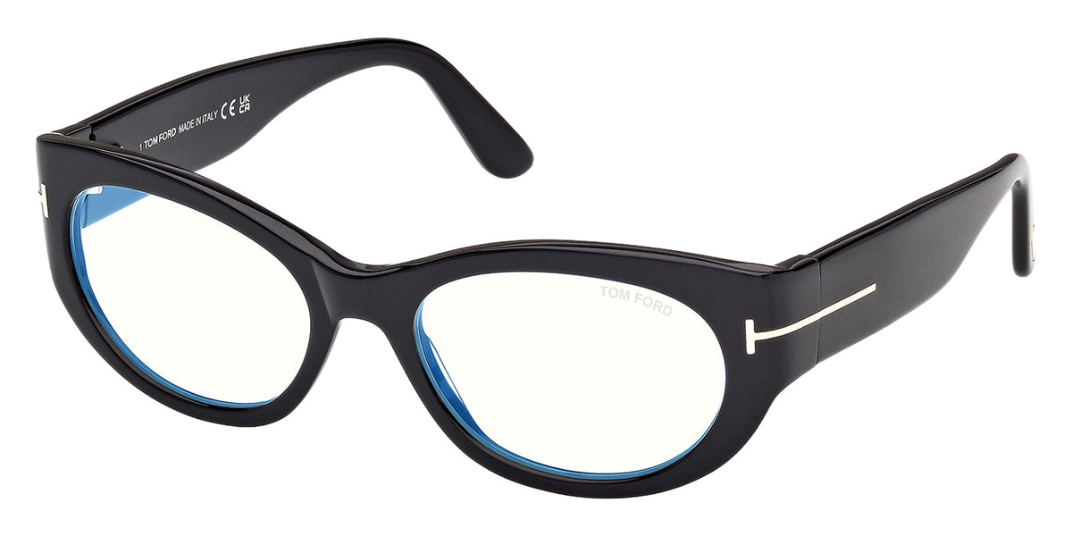 Tom Ford FT6133-B 001 54 - Shiny Black / Blue Filter #id:ft6133b001_s:100105