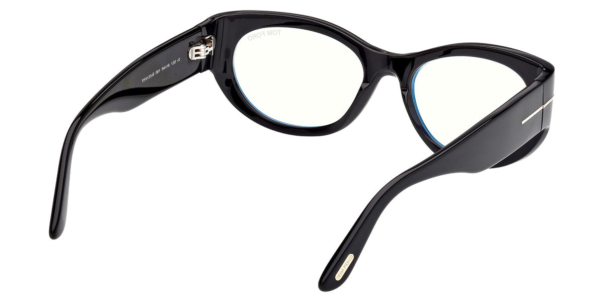 Tom Ford FT6133-B 001 54 - Shiny Black / Blue Filter #id:ft6133b001_s:100125