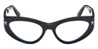 Tom Ford FT6134-B 001 55 - Shiny Black / Blue Filter 001 #id:ft6134b001_s:100100