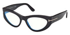 Tom Ford FT6134-B 001 55 - Shiny Black / Blue Filter 001 #id:ft6134b001_s:100105