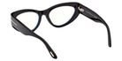 Tom Ford FT6134-B 001 55 - Shiny Black / Blue Filter 001 #id:ft6134b001_s:100115