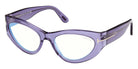 Tom Ford FT6134-B 081 55 - Shiny Violet / Blue Filter 081 #id:ft6134b081_s:106105