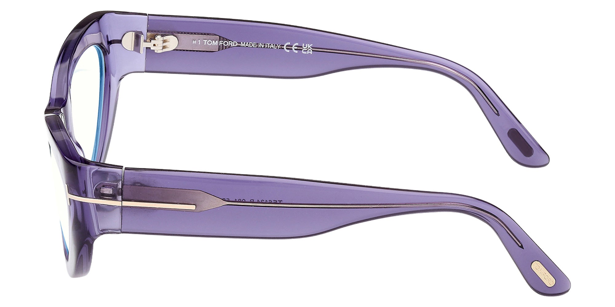 Tom Ford FT6134-B 081 55 - Shiny Violet / Blue Filter 081 #id:ft6134b081_s:106110