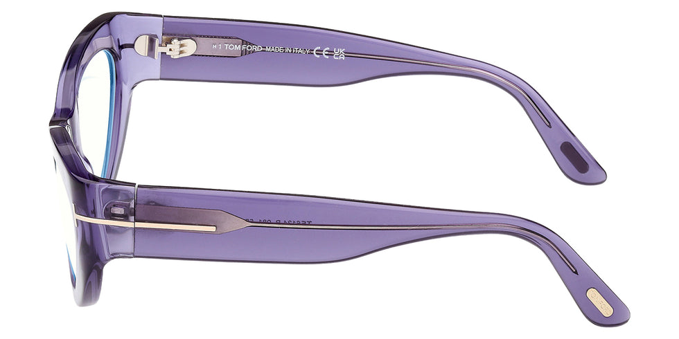Tom Ford FT6134-B 081 55 - Shiny Violet / Blue Filter 081 #id:ft6134b081_s:106110