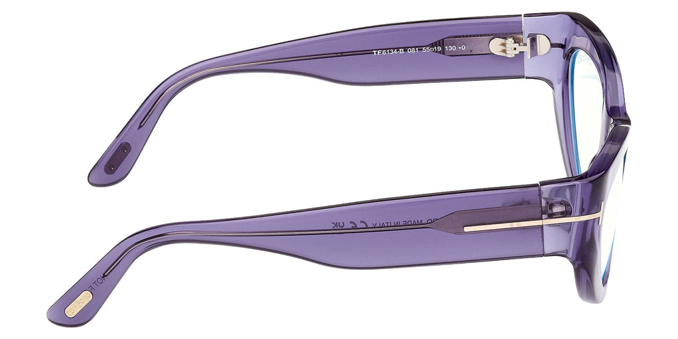 Tom Ford FT6134-B 081 55 - Shiny Violet / Blue Filter 081 #id:ft6134b081_s:106130