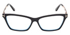 Tom Ford FT6135-B 001 56 - Shiny Black / Blue Filter #id:ft6135b001_s:100100