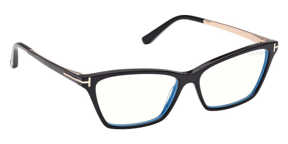 Tom Ford FT6135-B 001 56 - Shiny Black / Blue Filter #id:ft6135b001_s:100135