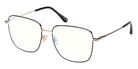 Tom Ford FT6136-B 001 56 - Shiny Black / Blue Filter 001 #id:ft6136b001_s:100105
