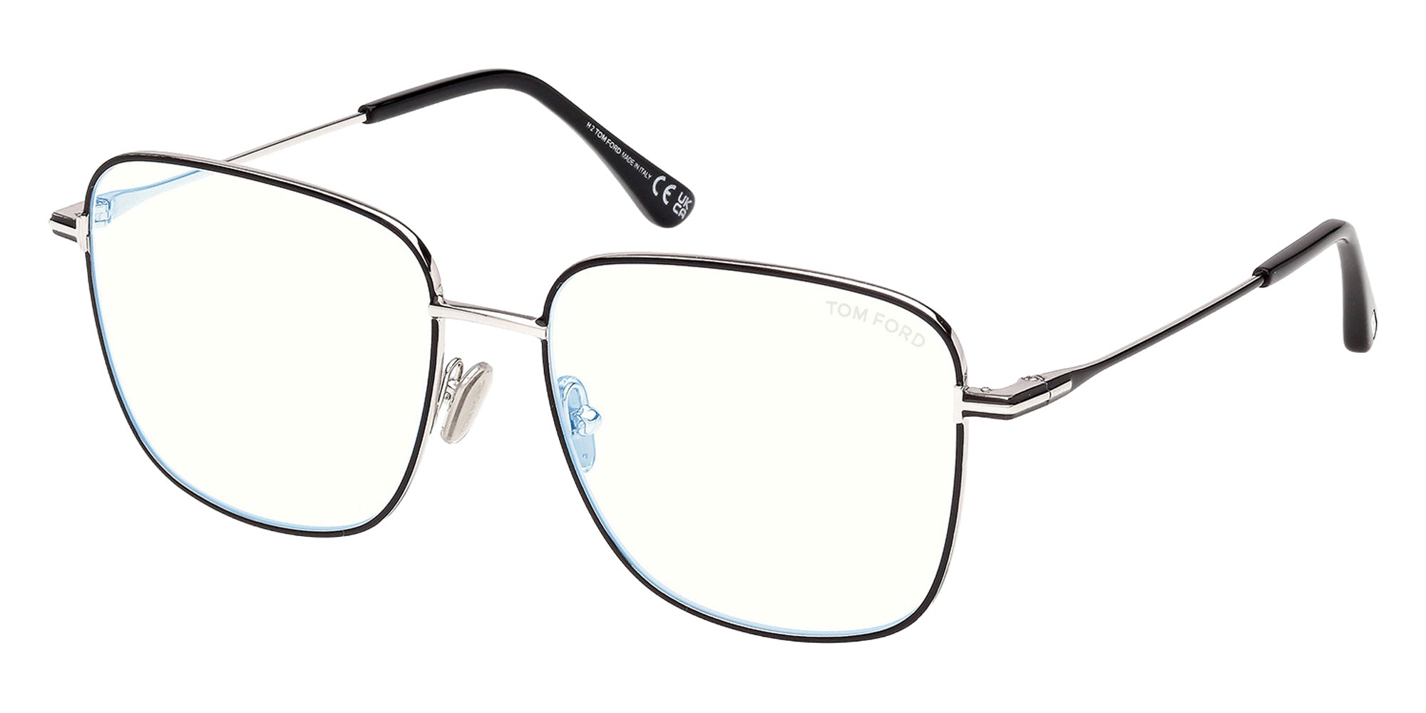 Tom Ford FT6136-B 005 56 - Shiny Black / Blue Filter 005 #id:ft6136b005_s:102105