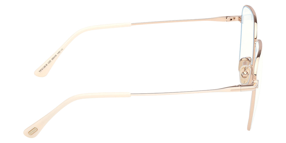 Tom Ford FT6136-B 025 56 - Shiny Ivory / Blue Filter 025 #id:ft6136b025_s:104130