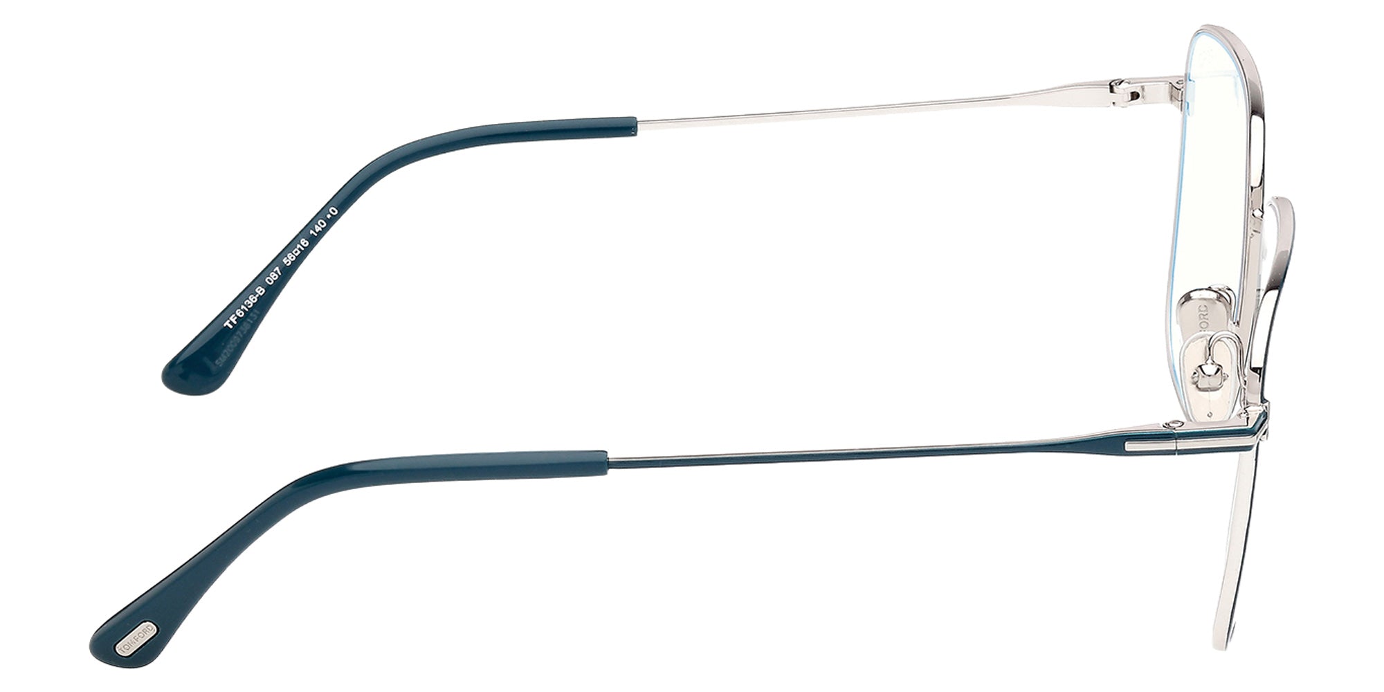 Tom Ford FT6136-B 087 56 - Shiny Turquoise / Blue Filter 087 #id:ft6136b087_s:106130