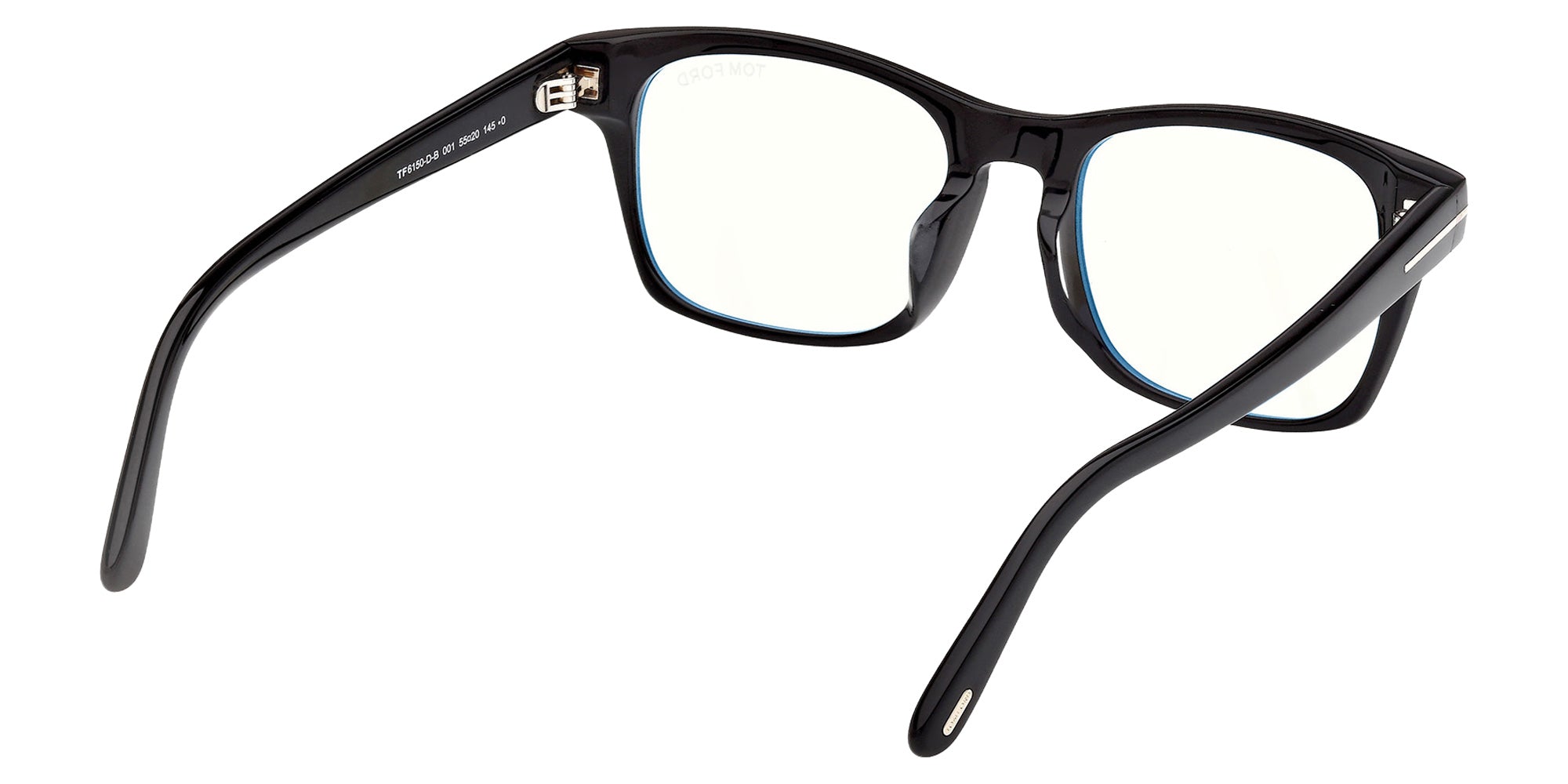Tom Ford FT6150-D-B 001 55 - Shiny Black / Blue Filter 001 #id:ft6150db001_s:100125